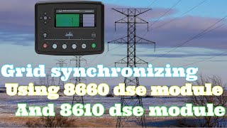 HOW TO PREPARE AND DO MAINS GRID SYNCHRONIZING [upl. by Raclima]