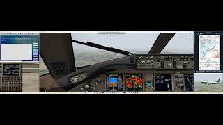 FSX PMDG772 TPE WINDSHEAR ON APPROACH ILS05L [upl. by Pyne113]