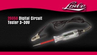 Lisle 29050 Digital Circuit Tester 330V [upl. by Ardnauq]