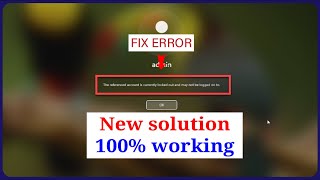 FIX ERROR  The referenced account is currently locked out and may not be logged on to [upl. by Maer709]