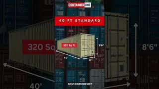 3 Common Shipping Container Sizes For Sale [upl. by Manchester]