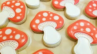 Mushroom Sugar Cookies on Kookievision by Sweethart Baking Experiment [upl. by Timmie975]