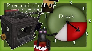 Minecraft Pneumaticcraft Repressurized  Druckkammer und Grundlagen Tutorial german [upl. by Akinad]