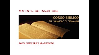 Corso Biblico 2024  28 Gennaio [upl. by Eglanteen525]