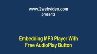 Embed MP3 Player In Your Website Easy amp Fast [upl. by Alderman649]