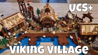 Expanding The Ultimate Lego Viking Village With Just extra 600 pcs legoideas legomoc [upl. by Orecul]