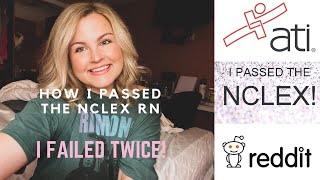 HOW I PASSED THE NCLEX  I FAILED TWICE [upl. by Florinda]