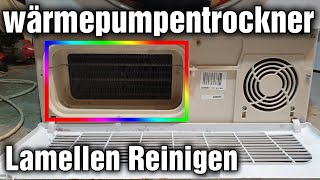 Wärmepumpentrockner Lamellen Reinigen auf meine Art und Weise [upl. by Ntsyrk]