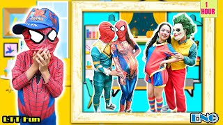 Spiderman Pregnant protects Ponmi from BAD GUYS  Dont misunderstand JOKER  Action Real Life [upl. by Ingalls]