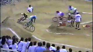 BMX 1993 NBL Grands  Randy Stumpfhauser vs Robbie Miranda  16 Cruiser Main [upl. by Anerbes]