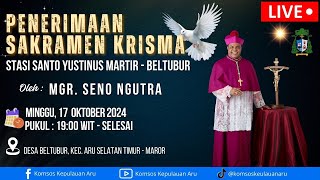 PENERIMAAN SAKRAMEN KRISMA di STASI YUSTINUS MARTIR  BELTUBUR  Pkl 1900 Wit  Selesai [upl. by Illac336]