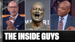 The Guys React To DWades Statue 😅  NBA on TNT [upl. by Dorcea543]