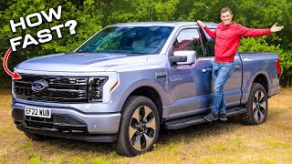 New Ford F150 Lightning REVIEW with 060mph test [upl. by Irma]