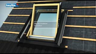 How to install  Keylite Tile Roof Flashings TRFDTRF [upl. by Doble]