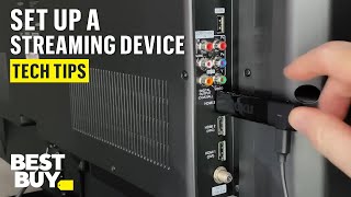 How to Add a Streaming Device to Your TV  Tech Tips from Best Buy [upl. by Zebedee]