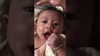 Baby shower and skin care routine 👧👧 cutebaby cute shortsvideo shorts [upl. by Assilanna492]