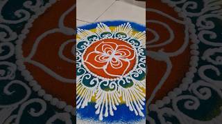 Rangoli Design Simple Rangoli shorts trending song rangoli rangolidesign simplerangolidesigns [upl. by Arlan521]