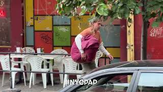 Austin Butler on set filming caught stealing in New York cities lower East side [upl. by Longo]