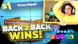 BACK TO BACK DUO WINS  MY BEST FORTNITE BATTLE ROYALE GAMEPLAY [upl. by Nuahsor]