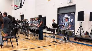 Carson 7th grade percussion pep rally [upl. by Rodenhouse]