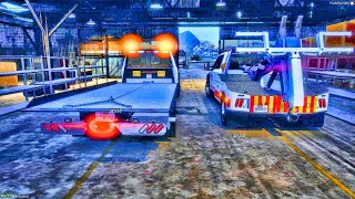 AAA Towing Service GTA 5 RP Civ SFLRP  GTA 5 Roleplay 4K [upl. by Nerin888]