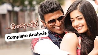 Anjaniputra Kannada Movie Complete Analysis  Puneeth Rajkumar  Rashmika [upl. by Delamare]