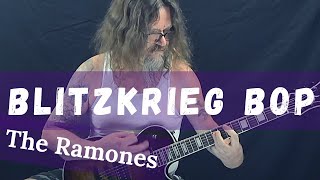 How To Play Blitzkrieg Bop By The Ramones Easy Guitar Lesson [upl. by Eibur710]