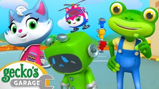 Go Go Green Mechanical  Geckos Garage  Trucks For Children  Cartoons For Kids [upl. by Tore168]