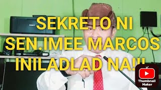 BREAKING NEWS SEKRETO NI SENIMEE MARCOS INILADLAD NA NI MAHARLIKA [upl. by Nanine]