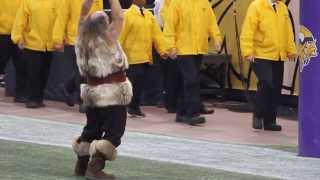 Minnesota Vikings mascot Ragnar dancing [upl. by Eidak224]