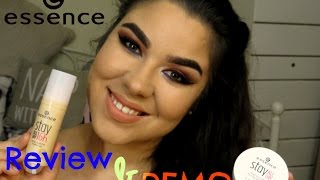 ESSENCE 16H Stay All Day Foundation amp Translucent Powder Review amp Demo  Cassandra da Silva [upl. by Surovy219]