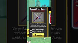 NEW Electric Claw  Cursed Dual Katana Combo bloxfruits roblox combo [upl. by Attenyt964]