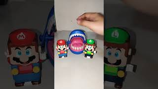 Mario and Luigi Enjoying Playing Shark Bites 🌈🌈 lego mariobros luigi Trending [upl. by Bast]