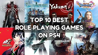 Top 10 Best Role Playing Games RPG On PS4  2023 [upl. by Lonny]