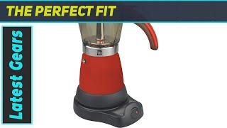 Bene Casa Red Portable Electric Espresso Maker 3 or 6 Cups Review [upl. by Macgregor]