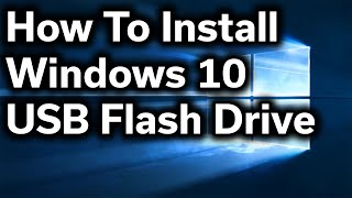 HowTo Guide  Windows 10  Clean Install  USB Thumb Drive [upl. by Nahtanhoj545]