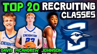 Meet The Recruits  Creighton  Top 20 College Basketball Recruiting Class Rankings [upl. by Claman]