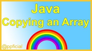 How to Copy an Array in Java By Example  Learn Java Programming Easy  APPFICIAL [upl. by Yereffej917]