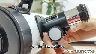 How to use a telescope 76700 Instruction [upl. by Kayla214]