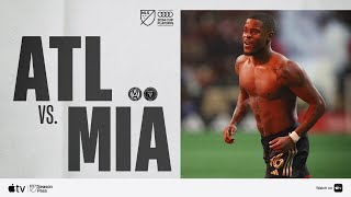 Atlanta United vs Inter Miami  Audi 2024 MLS Cup Playoffs  Full Match Highlights [upl. by Velasco]