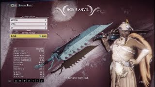 WARFRAME Forge a ZAW with Rare Stance Mod Build [upl. by Hanus2]