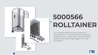 Rolltainer Revolutionizing Warehouse Efficiency  National Cart Company [upl. by Skurnik]