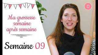 9ème semaine de grossesse – L’échographie du 1er trimestre [upl. by Laup882]