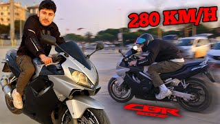 600CC MOTOR SÜRDÜM CBR 600F   gazladık [upl. by Hairahcaz928]