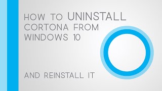 How to completely remove cortana from windows 10 🔘🖥 [upl. by Stets277]