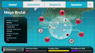 Plague Inc Cure Mode Prion MEGABRUTAL No Advisor [upl. by Gwendolin]