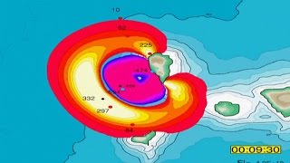 Megatsunami Scenario  La Palma Landslide [upl. by Aibat]