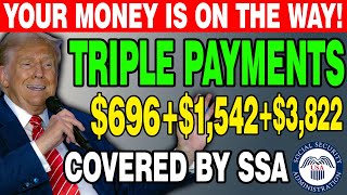 SSA Your Triple Payments Are on the Way  696 1542 amp 3822  Get Before 20th  Social Security [upl. by Camille347]