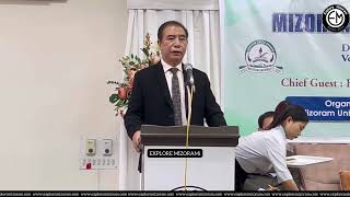 Mizoram Economic Summit 2024a CM Lalduhoma thusawi [upl. by Raleigh]