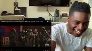 American reacts to GW20 Groundworks Cypher 2020 Unknown T Digga D M1llionz KO Teeway PART 1 [upl. by Lacy]